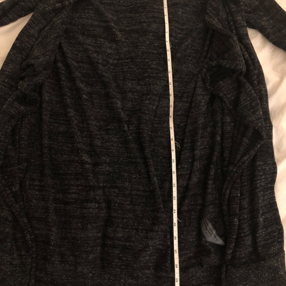 Zara Long Flowy Open Front Cardigan - Picture 7 of 10
